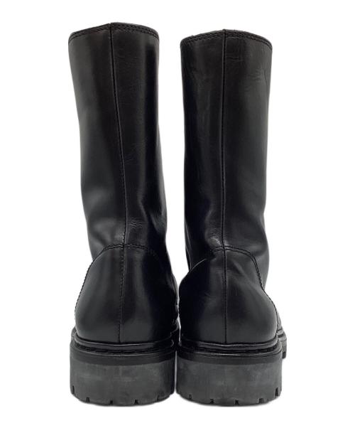 DIESEL Black Gold（ディーゼル ブラック ゴールド）DIESEL Black Gold (ディーゼル ブラック ゴールド) ジップアップブーツ ブラック サイズ:42の古着・服飾アイテム