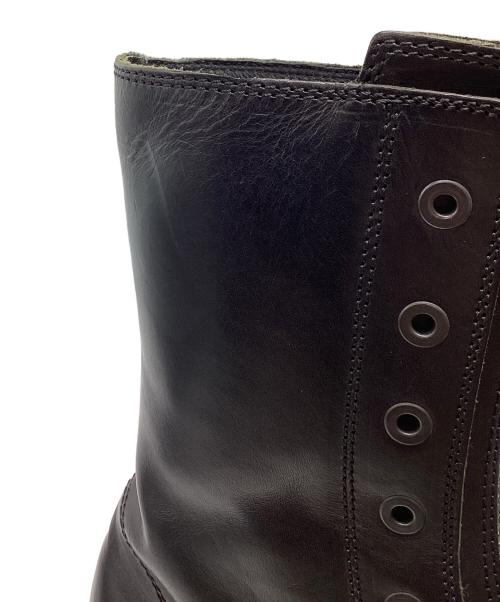 DIESEL Black Gold（ディーゼル ブラック ゴールド）DIESEL Black Gold (ディーゼル ブラック ゴールド) ジップアップブーツ ブラック サイズ:42の古着・服飾アイテム