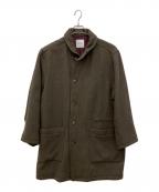 RADIALLラディアル）の古着「ウールミドルコート」｜ブラウン