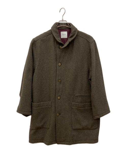 RADIALL（ラディアル）RADIALL (ラディアル) ウールミドルコート ブラウン サイズ:Lの古着・服飾アイテム