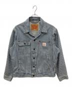 LEVI'Sリーバイス）の古着「WORKWEAR Sunrise Trucker Jacket　Ｇジャン　デニムジャケット　トラッカージャケット」｜ネイビー