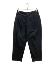 NEUTRALWORKS（ニュートラルワークス）の古着「TAPERD PANTS/テーパードパンツ」｜ブラック