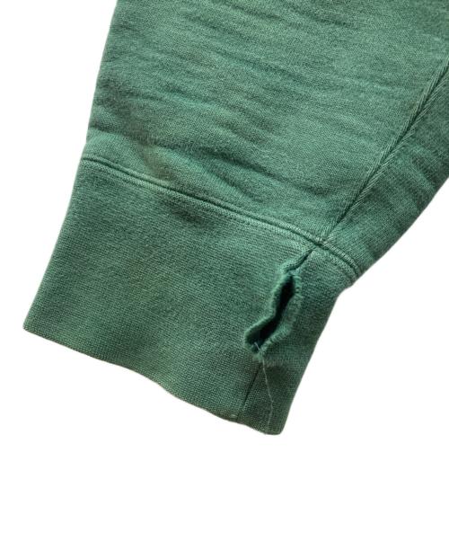 yokosakamoto（ヨウコサカモト）YOKOSAKAMOTO (ヨウコサカモト) クルーネックスウェット グリーン サイズ:YSの古着・服飾アイテム