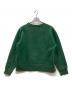 YOKOSAKAMOTO (ヨウコサカモト) クルーネックスウェット グリーン サイズ:YS：7000円
