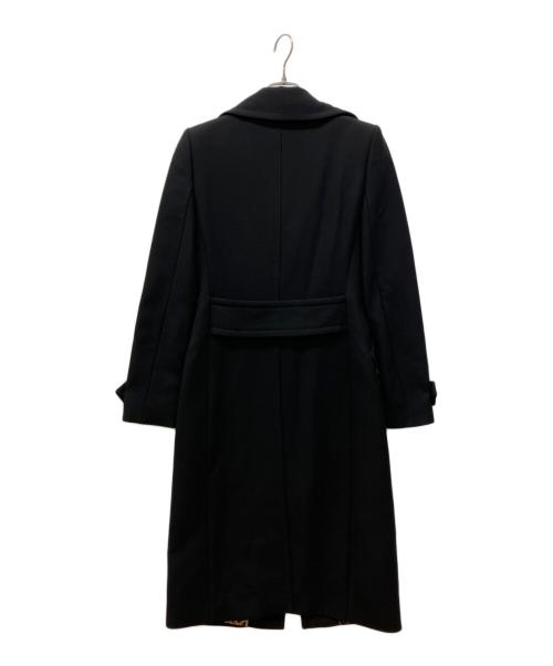 DOLCE & GABBANA（ドルチェ＆ガッバーナ）DOLCE & GABBANA (ドルチェ＆ガッバーナ) ウールロングコート ブラック サイズ:-の古着・服飾アイテム