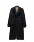 DOLCE & GABBANA（ドルチェ＆ガッバーナ）の古着「ウールロングコート」｜ブラック