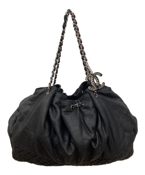CHANEL（シャネル）CHANEL (シャネル) メルローズカバス チェーンショルダーバッグ ブラックの古着・服飾アイテム