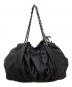 CHANEL (シャネル) メルローズカバス チェーンショルダーバッグ ブラック：130000円