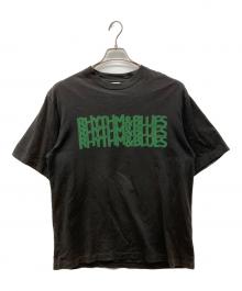 blurhms ROOTSTOCK（ブラームスルーツストック）の古着「Tシャツ　プリントＴシャツ」｜ブラック