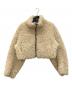 SLY（スライ）の古着「LIGHT CROP BOA ブルゾン」｜ベージュ