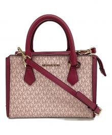 MICHAEL KORS（マイケル・コース）の古着「HOPE MEDIUM MESSENGER BAG　2WAYバッグ」｜ピンク