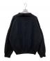 UNUSED (アンユーズド) v-neck knit LAMPO ZIPPER　Vネックニット ブラック サイズ:1：12000円