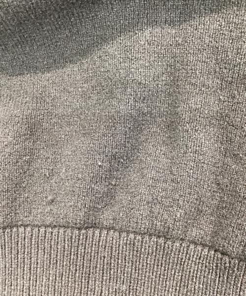 UNUSED（アンユーズド）UNUSED (アンユーズド) v-neck knit LAMPO ZIPPER　Vネックニット ブラック サイズ:1の古着・服飾アイテム