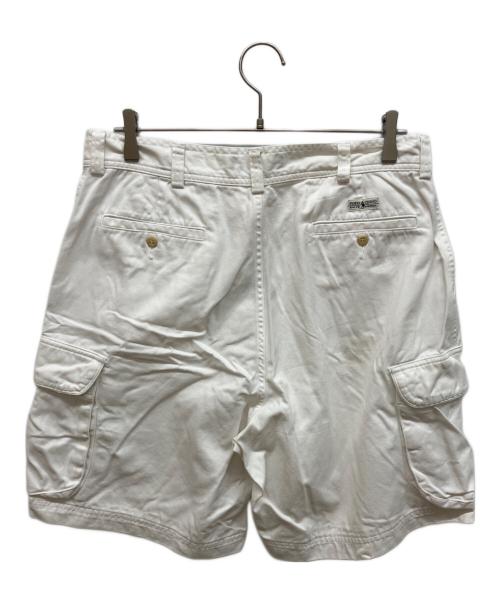 POLO RALPH LAUREN（ポロ・ラルフローレン）POLO RALPH LAUREN (ポロ・ラルフローレン) ハーフカーゴパンツ ホワイト サイズ:86cm (W34)の古着・服飾アイテム