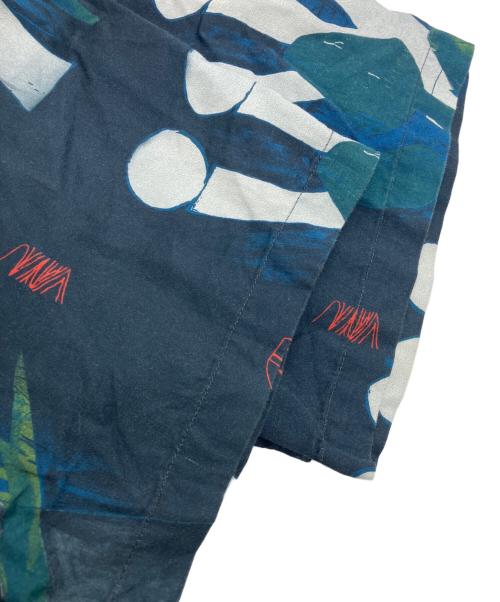 CarHartt（カーハート）CarHartt (カーハート) S/S TOM KROL FLOWERS SHIRT ネイビー サイズ:XLの古着・服飾アイテム