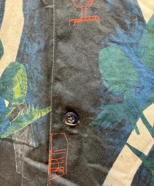 CarHartt（カーハート）CarHartt (カーハート) S/S TOM KROL FLOWERS SHIRT ネイビー サイズ:XLの古着・服飾アイテム