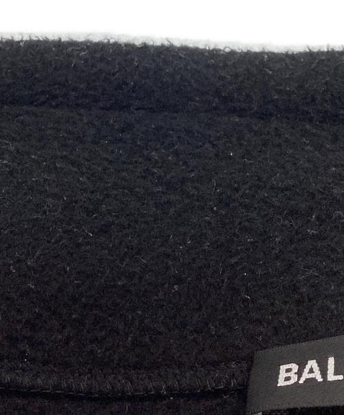 BALENCIAGA（バレンシアガ）BALENCIAGA (バレンシアガ) 18AWバックロゴ刺繍フリースブルゾン ブラック サイズ:Ｓの古着・服飾アイテム