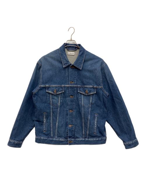 BALENCIAGA（バレンシアガ）BALENCIAGA (バレンシアガ) YOU ARE THE WORLD DENIM JACKET 　デニムジャケット インディゴ サイズ:34の古着・服飾アイテム