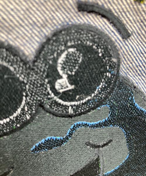 BALENCIAGA（バレンシアガ）BALENCIAGA (バレンシアガ) YOU ARE THE WORLD DENIM JACKET 　デニムジャケット インディゴ サイズ:34の古着・服飾アイテム