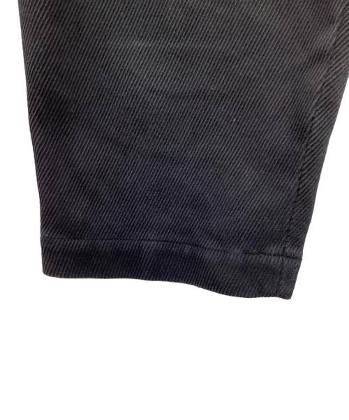 anachronorm（アナクロノーム）anachronorm (アナクロノーム) STANDARD TUCK WIDE TROUSERS/スタンダードタックワイドトラウザーズ　チノパン　テーパードパンツ ブラック サイズ:SIZE 81cm (W32)の古着・服飾アイテム