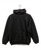 BALENCIAGAバレンシアガ）の古着「バックロゴプリントパーカー」｜ブラック