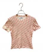 Christian Diorクリスチャン ディオール）の古着「トロッターTシャツ」｜ピンク