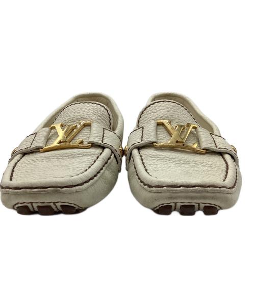 LOUIS VUITTON（ルイ ヴィトン）LOUIS VUITTON (ルイ ヴィトン) モンテカルロドライビングシューズ ホワイト サイズ:35 1/2の古着・服飾アイテム