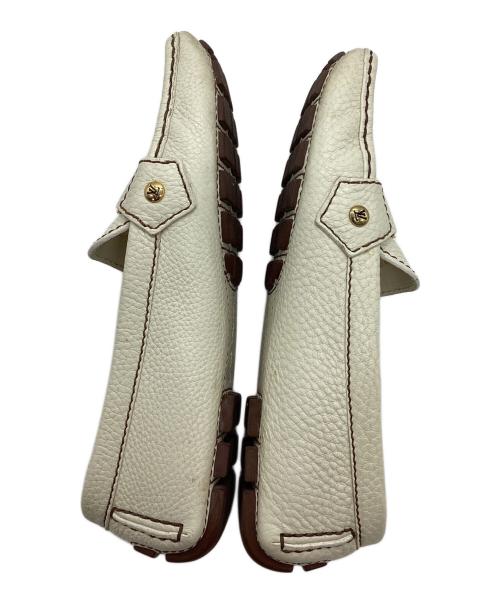 LOUIS VUITTON（ルイ ヴィトン）LOUIS VUITTON (ルイ ヴィトン) モンテカルロドライビングシューズ ホワイト サイズ:35 1/2の古着・服飾アイテム