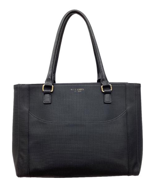 BLACK LABEL CRESTBRIDGE（ブラックレーベル クレストブリッジ）BLACK LABEL CRESTBRIDGE (ブラックレーベル クレストブリッジ) 2WAYトートバッグ ブラックの古着・服飾アイテム