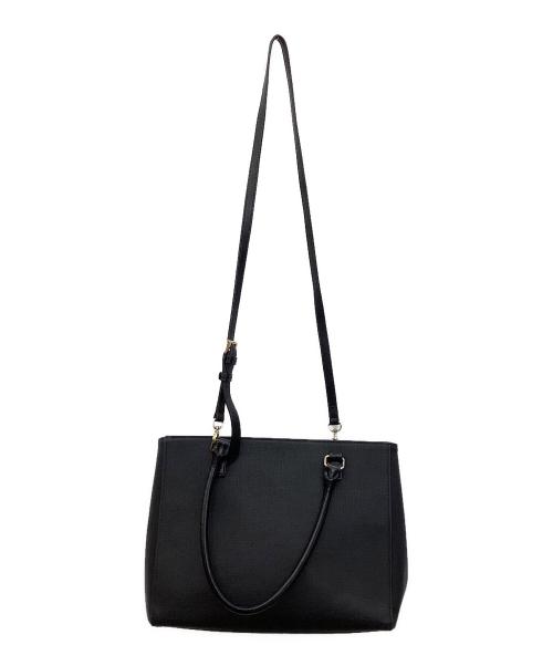 BLACK LABEL CRESTBRIDGE（ブラックレーベル クレストブリッジ）BLACK LABEL CRESTBRIDGE (ブラックレーベル クレストブリッジ) 2WAYトートバッグ ブラックの古着・服飾アイテム