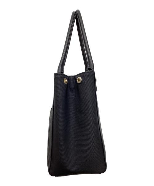 BLACK LABEL CRESTBRIDGE（ブラックレーベル クレストブリッジ）BLACK LABEL CRESTBRIDGE (ブラックレーベル クレストブリッジ) 2WAYトートバッグ ブラックの古着・服飾アイテム