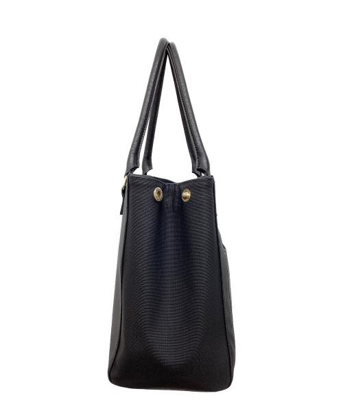 BLACK LABEL CRESTBRIDGE（ブラックレーベル クレストブリッジ）BLACK LABEL CRESTBRIDGE (ブラックレーベル クレストブリッジ) 2WAYトートバッグ ブラックの古着・服飾アイテム