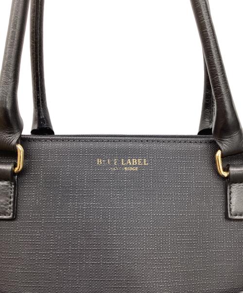 BLACK LABEL CRESTBRIDGE（ブラックレーベル クレストブリッジ）BLACK LABEL CRESTBRIDGE (ブラックレーベル クレストブリッジ) 2WAYトートバッグ ブラックの古着・服飾アイテム