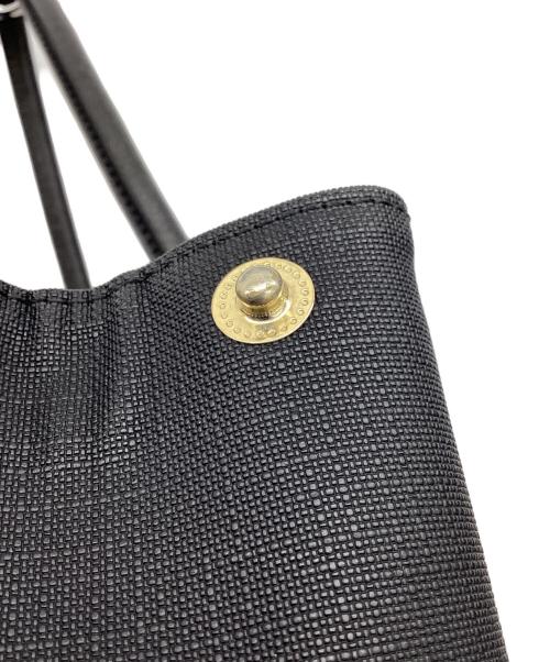 BLACK LABEL CRESTBRIDGE（ブラックレーベル クレストブリッジ）BLACK LABEL CRESTBRIDGE (ブラックレーベル クレストブリッジ) 2WAYトートバッグ ブラックの古着・服飾アイテム