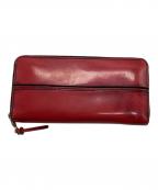 ）の古着「長財布 ラウンドファスナー」｜レッド