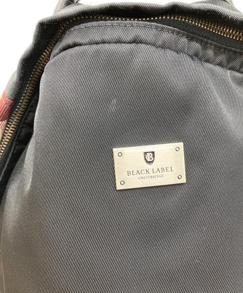 BLACK LABEL CRESTBRIDGE（ブラックレーベル クレストブリッジ）BLACK LABEL CRESTBRIDGE (ブラックレーベル クレストブリッジ) リュック ブラックの古着・服飾アイテム