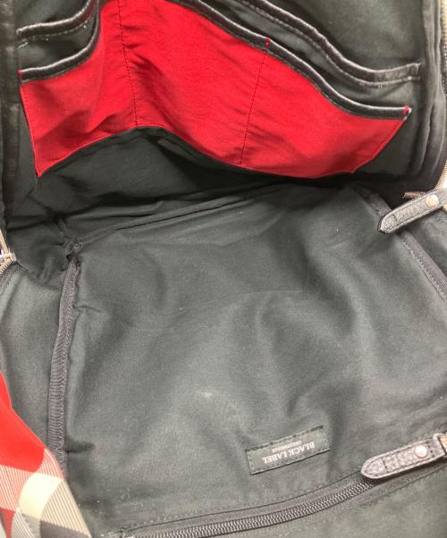 BLACK LABEL CRESTBRIDGE（ブラックレーベル クレストブリッジ）BLACK LABEL CRESTBRIDGE (ブラックレーベル クレストブリッジ) リュック ブラックの古着・服飾アイテム