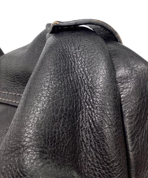 BURBERRY BLUE LABEL（バーバリーロンドンブルーレーベル）BURBERRY BLUE LABEL (バーバリーロンドンブルーレーベル) レザーワンショルダーバッグ ブラックの古着・服飾アイテム