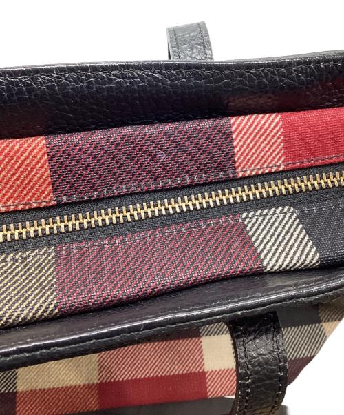 BLACK LABEL CRESTBRIDGE（ブラックレーベル クレストブリッジ）BLACK LABEL CRESTBRIDGE (ブラックレーベル クレストブリッジ) トートバッグ ブラックの古着・服飾アイテム