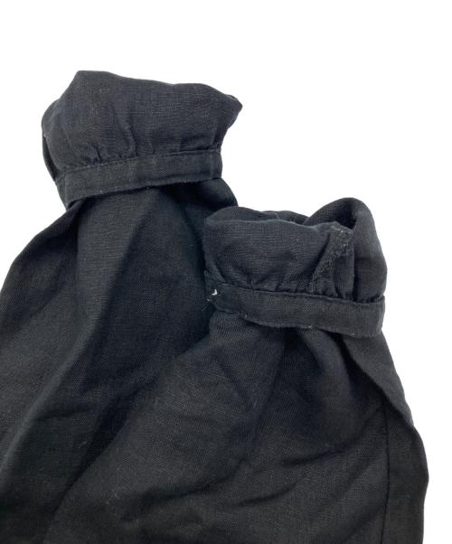 08MAB（ゼロハチマブ）08MAB (ゼロハチマブ) リネンシャツワンピース ブラック サイズ:Freeの古着・服飾アイテム