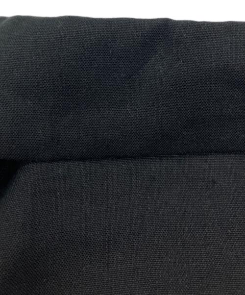 Dulcamara（ドゥルカマラ）Dulcamara (ドゥルカマラ) 和紙リネンBIGポケットブルゾン　リネンブレンドジャケット ブラックの古着・服飾アイテム