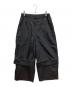 Dulcamara（ドゥルカマラ）の古着「ヴィンテージナイロン2WAYルーズパンツ」｜ブラック