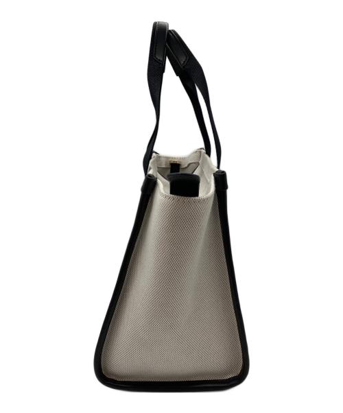 Kate Spade（ケイトスペード）Kate Spade (ケイトスペード) キップ キャンバス スモール トート ブラック×ベージュの古着・服飾アイテム