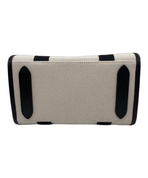 Kate Spade（ケイトスペード）Kate Spade (ケイトスペード) キップ キャンバス スモール トート ブラック×ベージュの古着・服飾アイテム