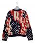 masu (エムエーエスユー) MARBLE FLAG SWEATER FLAG ネイビー×レッド サイズ:48：12000円