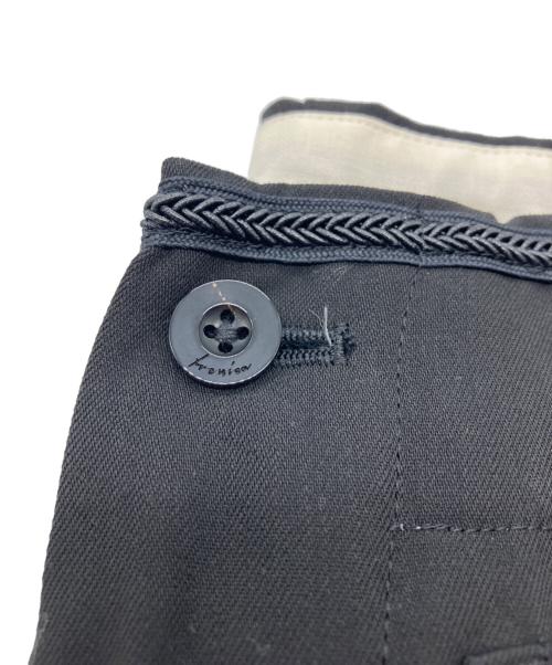 IRENISA（イレニサ）IRENISA (イレニサ) BIG POCKETS PANTS　ビッグポケットパンツ　スラックス ブラック サイズ:1の古着・服飾アイテム