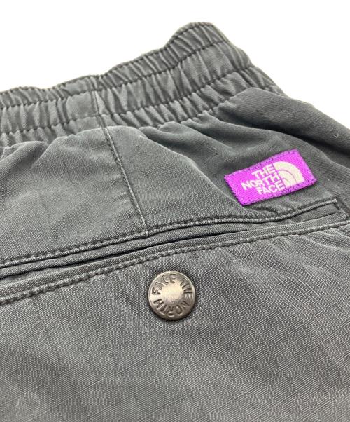 THE NORTHFACE PURPLELABEL（ザ・ノースフェイス パープルレーベル）THE NORTHFACE PURPLELABEL (ザ・ノースフェイス パープルレーベル) Ripstop Shirred Waist Pants　リップストップシャーリングウエストパンツ ブラック サイズ:34の古着・服飾アイテム