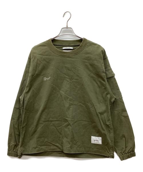 WTAPS（ダブルタップス）WTAPS (ダブルタップス) SMOCK LS COTTON TWILL　スモック　コットンツイル　ロングスリーブカットソー オリーブ サイズ:x02の古着・服飾アイテム