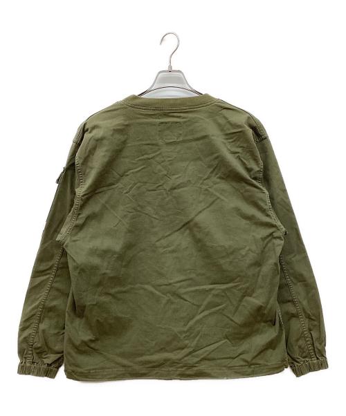 WTAPS（ダブルタップス）WTAPS (ダブルタップス) SMOCK LS COTTON TWILL　スモック　コットンツイル　ロングスリーブカットソー オリーブ サイズ:x02の古着・服飾アイテム