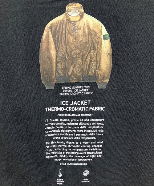 STONE ISLAND（ストーンアイランド）STONE ISLAND (ストーンアイランド) ARCHIVIO プリントTシャツ ブラック サイズ:Ｍの古着・服飾アイテム
